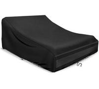 Funda protectora Ibzoa® para tumbonas de 2 plazas – 200 x 140 x 90 cm, fabricada en Oxford 420D con revestimiento de PU, con costuras dobles, impermeable, resistente al viento y a los rayos UV