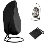 Funda protectora impermeable para sillones colgantes Ibenzoa® – Fabricada en Oxford 210D con revestimiento de PVC, 190 x 115 cm, color /gris/verde, resistente a los rayos UV y a la abrasión, 1 unidad