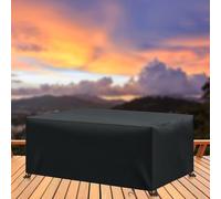 Funda Protectora Muebles Jardin 280x100x95cm/LxWxH Protector Mesa Exterior Fundas,600D Oxford en revestimiento de PU Funda Muebles Jardin Rectangular para Mesas Sillas Sofás Mobiliario Exterior