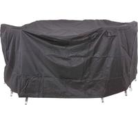 Funda protectora para conjunto de asientos - Negra - Ø250x100 cm - Poliéster - Impermeable