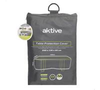 Funda Protectora para Mesa de Jardín Aktive Garden, Poliéster 60 GSM, 240x130x60 Cm, Gris