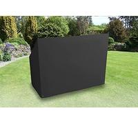 Funda protectora para muebles de jardín de la marca Famanu: impermeable, con una altura de 170 cm, un ancho de 125 cm y una longitud de 220 cm