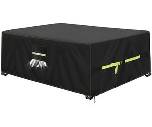 Funda protectora para muebles de jardín, resistente al invierno, de 420D Oxford, para muebles de jardín, 250x150x90 cm. Cubierta para mesa con aberturas de ventilación, impermeable y resistente a los 