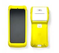 Funda protectora para parachoques y protector de pantalla para terminal SumUp (amarillo fluorescente)