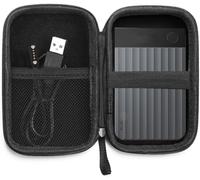 Funda Protectora para Plaud Note Pro, Estuche rígido con Espacio para Cable USB - Compatible con grabadora de Voz Digital con IA (Negro)
