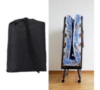 Funda protectora portátil negra para camas – Fabricada con material resistente, adecuada para uso en interiores y exteriores – 85 x 33 x 107 cm.