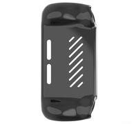 Funda protectora transparente de TPU para ANBERNIC RG 406H, cubierta anticaídas a prueba de golpes con diseño de enfriamiento, para ajuste delgado, funda rígida para dispositivo de juego, uso de viaje