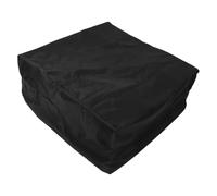 Funda Rectangular para Mesa de Patio de Tela, 125x125x74cm | Resistente al Desgarro, Protección Solar, para Jardín E Interior, Color Negro