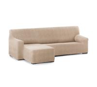 Funda sofá bielastica adaptable roc chaise longue brazo corto izquierda (250-360 cm) beige