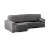 Funda sofá bielastica adaptable roc chaise longue brazo largo izquierda (250-360 cm) gris oscuro