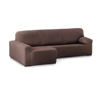 Funda sofá bielastica adaptable roc chaise longue brazo largo izquierda (250-360 cm) marron