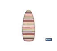 Funda tabla planchar algodon 140x60 iconos lavado verde
