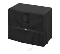 Funda térmica para caja de alimentos, resistente a la lluvia, 66 x 48 x 61 cm, funda Oxford negra para mesa de jardín (600D)