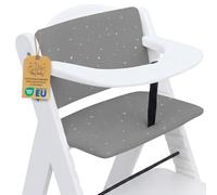 Funda trona universal 2 piezas - cojin para de tronas fundo silla para niños y niñas para Hauck y Stokke comer Cojín para silla infantil con revestimiento impermeable Oeko-Tex Galaxia