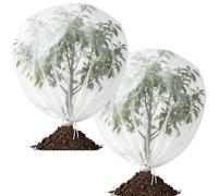 Fundas Antiheladas para Plantas de Exterior Protector con Cordón | Cubierta De Protección Para Plantas Para Jardín Balcón Patio Granja Cantero De Flores