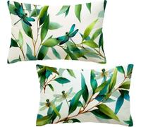 Fundas Cojines BlancoFundas de Almohada 70 x 50 cm Juego de 2Rectangular Decorativos Cojines Sofa in LinoSimple Cojin Exterior Impermeable para Exterior Balcón Terraza Patio JardínRegalo D6-926