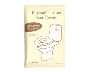 Fundas de asiento de inodoro para baño con desagüe, protección de asiento
