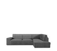 Fundas de sofa chaise longue con respaldo premium roc derecho (Mirando de frente) c/16, Tamaño derecha, 170x310x110cm, Fábricada en España