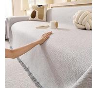 Fundas De Sofá,Fundas De Sofá Antideslizantes,Funda De Sofá Multiusos,Manta,Protector De Muebles Moderno,Funda De Sofá Seccional for Sala De Estar(Gris,180 * 300cm)