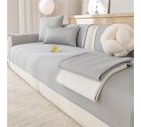 Fundas de sofá refrescantes for sofá de 3 Cojines,Cojín Antideslizante for sofá de Dos plazas,Funda de sofá Transpirable con Estructura 3D(Gray,90 * 120cm)