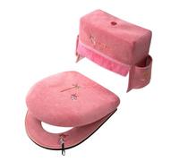 Fundas de Tapa de Váter para Baño 3 Piezas Alfombra Cómoda Universal Suave
