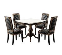 Fundas Elásticas de Sillas de Comedor 4 fundas elásticas lavables vintage | Juego de cubre asientos para comedor Hogar salón cocina dormitorio apartamento interior y exterior fiesta boda y Navidad
