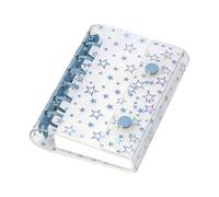 Fundas para carpeta, protector de cuaderno A7 con purpurina | Funda de carpeta de presupuesto A7 | para sobres de efectivo, diario, álbumes, carpeta, organizadora, hojas sueltas