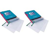 Fundas perforadas, A4, cristal, transparente, de Elba Box of 100 (Paquete de 2)
