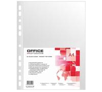 Fundas perforadas para productos de oficina PP A4 Cristal 50 micras 100 piezas/Archivo de documentos/tipo-cristalino/Kind-Standard/Material-PP/Color-Transparente/Formato-A4/Grosor (mm)-50