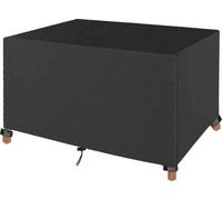 Fundas protectoras para muebles de jardín: Tela Oxford negra e impermeable para muebles de exterior. Protección 24 horas, 7 días a la semana contra los rayos UV y las inclemencias del tiempo
