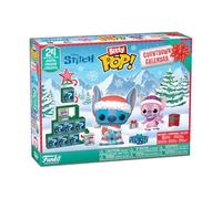Funko Bitty Pop! Countdown Calendar: Lilo & Stitch Holiday - Calendario de Adviento - 24 Días de Sorpresas - Minifigura de Vinilo Coleccionables - Caja Misteriosa - Idea de Regalo