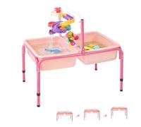 FUNLIO Mesa de agua para niños, color rosa