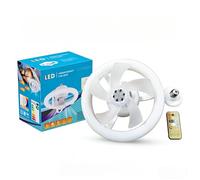 Funmo Ventilador De Techo Con Luz, Equipado Con Control Remoto, Ventilador Techo, Ventilador De Techo, Adecuado Para Salones Y Dormitorios.