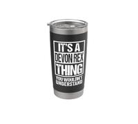 Funny Devon Rex Breed Quote It's A Devon Rex Thing Cat Lover Vaso térmico de acero inoxidable de doble pared