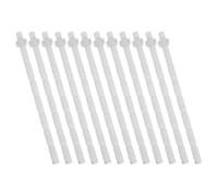 FUNOMOCYA 12 Piezas Pulsador de Cisterna Varillas de Plástico Blanco para Inodoro, Accesorio Estabilidad Mejorada, Adecuado para Complementos Baño