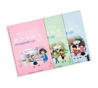 FUNOMOCYA 3 Cuadernos de Caligrafía Inglesa para Adultos y Estudiantes Principiantes, Papel de Escritura Suave, Actividades Divertidas, Uso Escolar