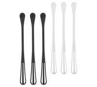 FUNOMOCYA Batidores de Huevos Manuales Mini 6piezas de Pp sin Rebabas Ahorro de Esfuerzo para Cocina en Restaurantes y Pastelerías Reutilizable