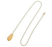 FUNOMOCYA Cadena Tirón Luz Madera Elegante Colgante Vintage para Ventilador Baño Dormitorio Sala Robusta y Cómoda Uso Fácil