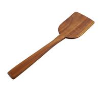 FUNOMOCYA Espátula de Madera de Cocina de Madera de Teca, Antiadherente, Pala para Ollas y Sartenes, Mango Cómodo, para Casa y Hotel