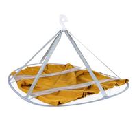 FUNOMOCYA Secador de Ropa Portátil de Malla Mecanismo Plegable y Correas de Sujeción para Suéteres y Ropa Interior en Espacios Pequeños y Armarios