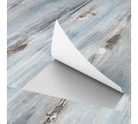 FunStick 90×15CM 15 Losetas Adhesivas Vinilo para Suelo de Baño Comedor Madera Azul Placas de Suelos Vinilo Autoadhesivo Imitacion Madera de Suelos Interior Revestimiento de Suelo PVC Adhesivo