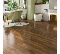 FunStick 90×15CM 35 Losetas Vinilo para Suelo Autoadhesivo Cocina Efecto Madera Marrón Baldosa Suelo Vinilo Autoadhesivo Baño Lavable Papel Adhesivo Madera para Suelo Baño Habitación Marrón Suelo PVC