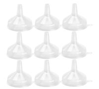 FUOYLOO 50 Embudos de Plástico para Transferencia de Cosméticos y Laboratorio, Ligeros y Antidesbordamiento, Ideales para Cocina y Arte Arena