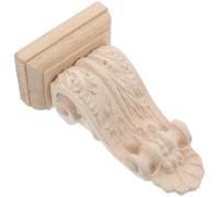 FUOYLOO Ménsulas de Madera Molduras Decorativas Estilo Europeo para Estantes Robustos en Habitaciones y Oficinas