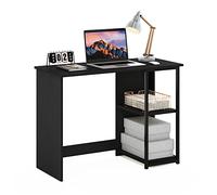 Furinno Camnus Escritorio de Ordenador Vie Moderne 40 Pulgadas, Madera de ingeniería, Americano/Negro, 74.2 (D) x 101.0 (W) x 45.0 (H) cm