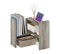 Furinno Classic Estantería Organizadora para Material de Oficina y Hogar, Roble Francés