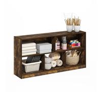 Furinno DALY Estantería De 5 Cubos, Organizador Horizontal De Almacenamiento, 10,9 X 47,2 X 23,6 Cm, para Sala De Estar, Dormitorio Y Oficina En Casa, Color Pino Ámbar