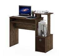 Furinno Escritorio De Computadora Marrone (Nogal Columbia/Marrón Oscuro)