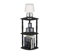 Furinno Estantería Tubo Espresso/Negro Clásico 3 niveles - tubos clásicos