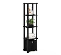 Furinno Estantes sin herramientas Black/Black Bin